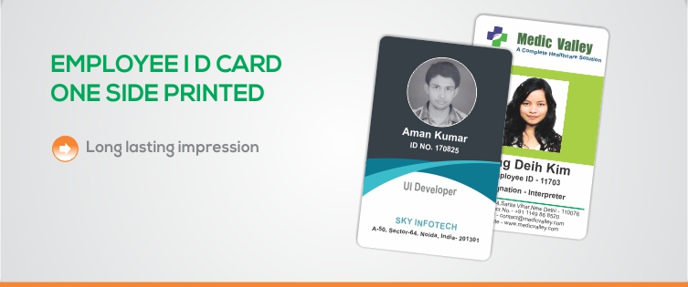 Ekprint Corporate Employee Id Card Single Side